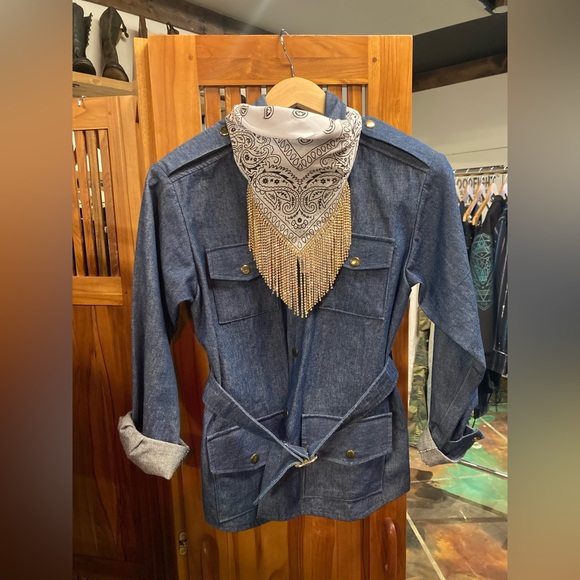 Bling Tassel Bandanna - Picture 2 of 2